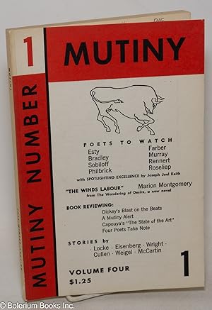 Imagen del vendedor de Mutiny: vol. 4, #1, Fall-Winter 1961-62 a la venta por Bolerium Books Inc.