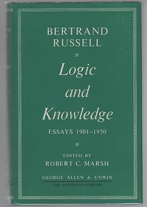 Immagine del venditore per Logic and Knowledge: Essays 1901-1950 venduto da Turn-The-Page Books