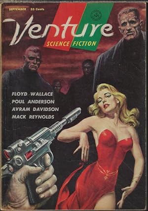 Immagine del venditore per VENTURE Science Fiction: September, Sept. 1957 venduto da Books from the Crypt