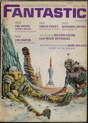 Image du vendeur pour FANTASTIC Stories: October, Oct. 1969 mis en vente par Books from the Crypt