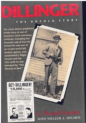Seller image for DILLINGER The Untold Story for sale by Books on the Boulevard