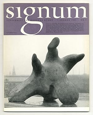 Seller image for Signum: Tidsskrift for Moderne Kunst - 1. rgang, Nr. 3, 1961 [Signum: Journal of Modern Art - 1st Volume, No. 3, 1961] for sale by Between the Covers-Rare Books, Inc. ABAA