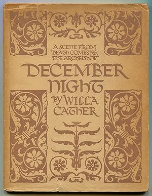 Seller image for December Night: A Scene from Willa Cather's Novel "Death Comes for the Archbishop" for sale by Between the Covers-Rare Books, Inc. ABAA
