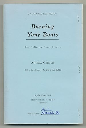 Seller image for Burning Your Boats for sale by Between the Covers-Rare Books, Inc. ABAA