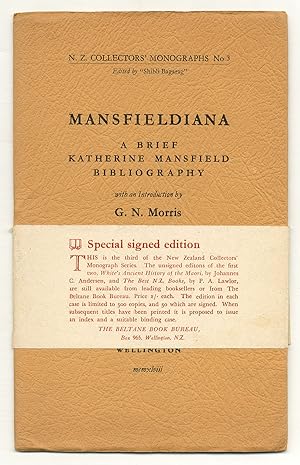 Mansfieldiana: A Brief Katherine Mansfield Bibliography