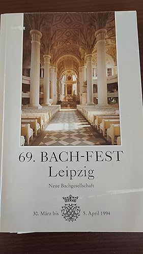 69. Bach-Fest Leipzig Neue Bachgesellschaft