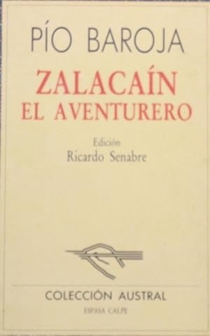 Imagen del vendedor de Zalacaín el aventurero a la venta por Librería Alonso Quijano