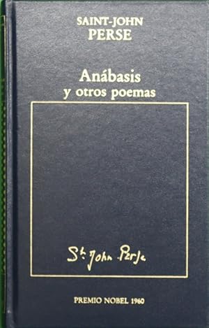Seller image for Anbasis y otros poemas for sale by Librera Alonso Quijano