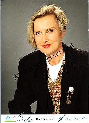 Bild des Verkufers fr Original Autogramm Gisela Zimmer Radio Brandenburg /// Autograph signiert signed signee zum Verkauf von Antiquariat im Kaiserviertel | Wimbauer Buchversand