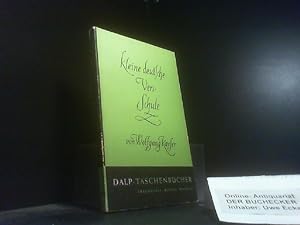 Bild des Verkäufers für Kleine deutsche Versschule. Dalp-Taschenbücher ; Bd. 306 zum Verkauf von Der Buchecker