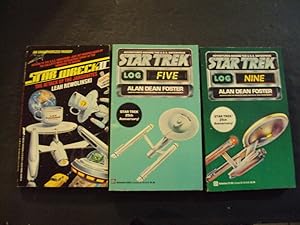 Bild des Verkufers fr 3 Star Trek PBs Logs Five,Nine By Alan Dean Foster; Star Wreck II Leah Rewolinski zum Verkauf von Joseph M Zunno