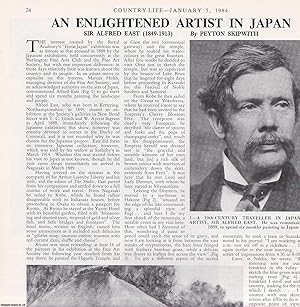 Imagen del vendedor de Sir Alfred East (1849-1913); an Enlightened Artist in Japan. Several pictures and accompanying text, removed from an original issue of Country Life Magazine, 1984. a la venta por Cosmo Books