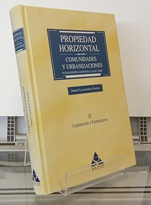 Image du vendeur pour Propiedad Horizontal. Comunidades y urbanizaciones II. Legislacin y Formularios mis en vente par Librera Dilogo