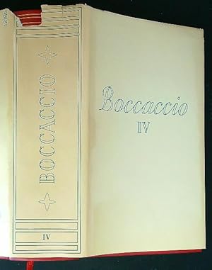 Bild des Verkufers fr Boccaccio vol. IV zum Verkauf von Librodifaccia