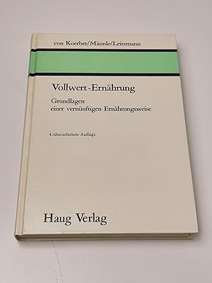 Seller image for Vollwert-Ernhrung : Grundlagen einer vernnftigen Ernhrungsweise for sale by BcherBirne
