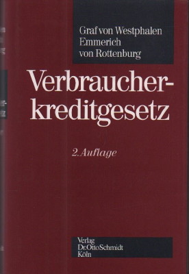 Immagine del venditore per Verbraucherkreditgesetz. Kommentar. venduto da Antiquariat Jenischek