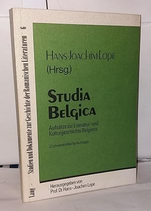 Seller image for Studia belgica Aufsaetze Zur Literatur- Und Kulturgeschichte Belgiens 2 ; Unvernderte Auflage for sale by Librairie Albert-Etienne