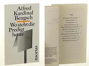 Bild des Verkufers fr Wo steht die Predigt heute? zum Verkauf von Antiquariat Lehmann-Dronke