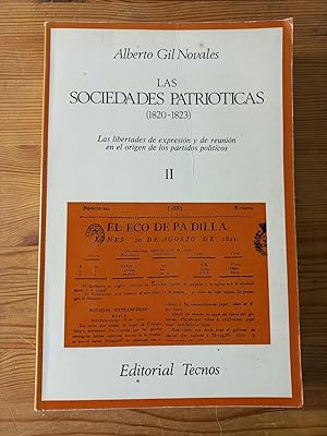 Imagen del vendedor de Las sociedades patriticas (1820-1823). II a la venta por Vrtigo Libros