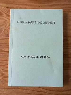 Imagen del vendedor de Dos hojas de yedra a la venta por Vrtigo Libros