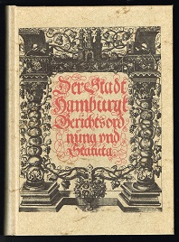 Bild des Verkufers fr Der Stadt Hamburgk Gerichtsordnung und Statuta. - zum Verkauf von Libresso Antiquariat, Jens Hagedorn