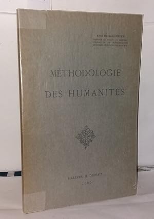 Imagen del vendedor de Mthodologie des humanits a la venta por Librairie Albert-Etienne