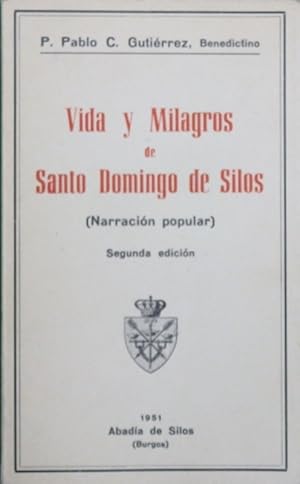 Seller image for Vida y milagros de Santo Domingo de Silos (Narracin popular) for sale by Librera Alonso Quijano