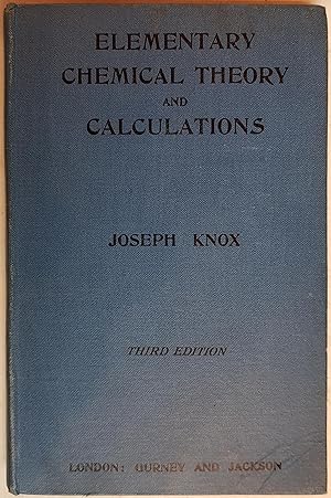 Elementary Chemical Theory and Calculations