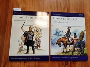 Immagine del venditore per Rome's enemies. Teil: 1. Germanics and Dacians / text by Peter Wilcox. Colour plates by G. A. Embleton + Teil: 2. Gallic & British Celts (2 BCHER) venduto da Gebrauchtbcherlogistik  H.J. Lauterbach