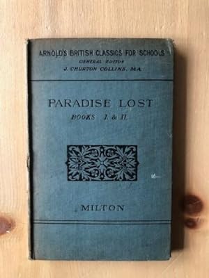 Imagen del vendedor de MILTON'S PARADISE LOST BOOKS I. & 11. a la venta por Happyfish Books