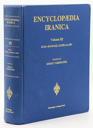 Bild des Verkufers fr Encyclopaedia iranica. Volume 3 : tas - Bayhaq. zum Verkauf von Librairie Le Trait d'Union sarl.
