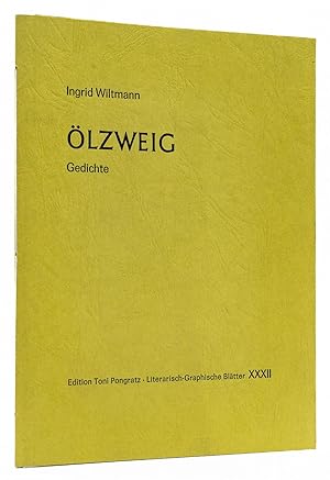 Ölzweig. Gedichte mit Original-Holzschnitten von Mario Schosser.