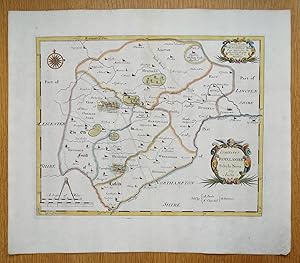 Antique Map RUTLAND, ROTELANDIAE, Robert Morden 1695