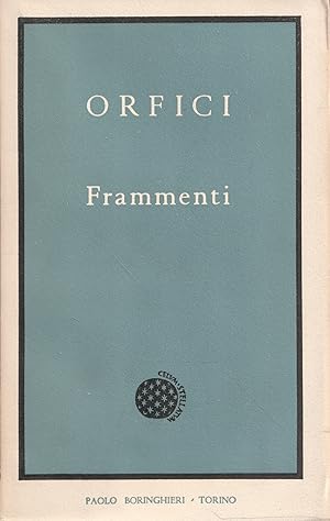 Orfici: frammenti