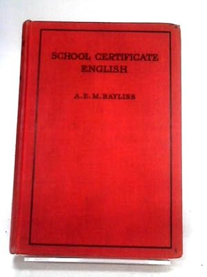 Seller image for School Certificate English for sale by World of Rare Books
