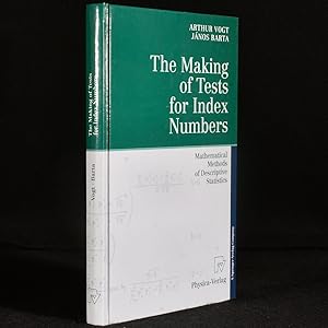 Immagine del venditore per The Making of Tests for Index Numbers: Mathematical Methods of Descriptive Statistics venduto da Rooke Books PBFA