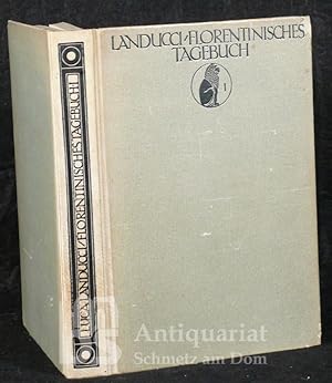 Bild des Verkufers fr Ein Florentinisches Tagebuch. Nebst einer anonymen Fortsetzung 1516-1542. bersetzt, eingeleitet und erklrt von Marie Herzfeld. Mit 18 Tafeln, darunter eine doppelbl.-groe Karte. zum Verkauf von Antiquariat Schmetz am Dom