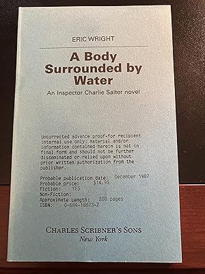 A Body Surrounded by Water: An Inspector Charlie Salter Mystery, ("Charlie Salter" Mystery Series...