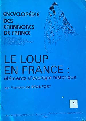 Encyclopédie des carnivores de France (21 parts)