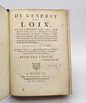 De l'esprit des loix