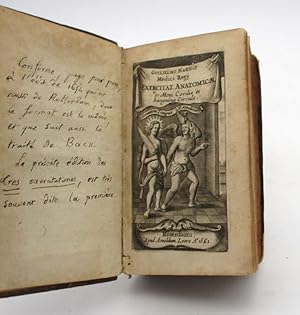 Imagen del vendedor de Exercitationes anatomicae, De motu Cordis & Sanguinis Circulatione [.] Accessit Dissertatio de Corde Doct. Jacobi de Back a la venta por L'Ancienne Librairie