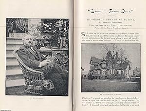 Bild des Verkufers fr George Newnes at Putney. A rare original article from the Idler Magazine, 1893. zum Verkauf von Cosmo Books