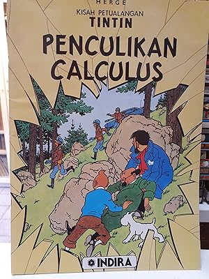 Bild des Verkufers fr Tintin Penculikan Calculus (dition indonsienne: l'affaire Tournesol) zum Verkauf von Les Kiosques