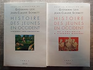 Seller image for Histoire des jeunes en occident - Tome 1 et 2 for sale by Les Kiosques