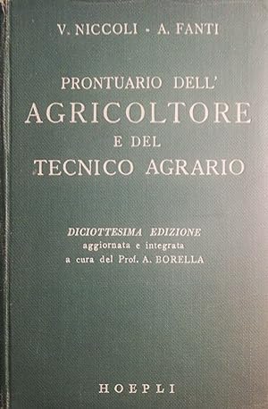 Prontuario dell'agricoltore e del tecnico agrario