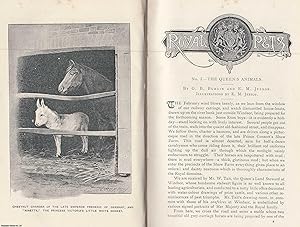 Bild des Verkufers fr Royals Pets. No. I The Queen's Animals. A rare original article from the Idler Magazine, 1893. zum Verkauf von Cosmo Books