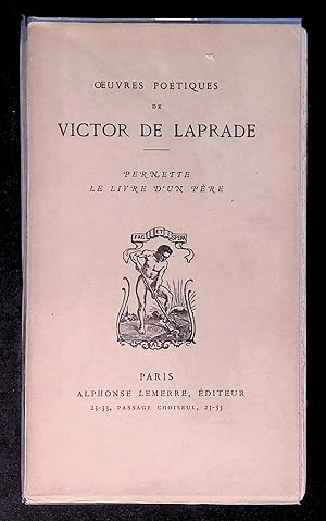 Bild des Verkufers fr Oeuvres potiques Tome IV Pernette Le livre d'un Pre zum Verkauf von LibrairieLaLettre2