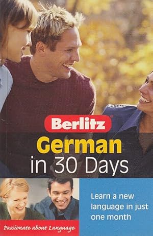 Imagen del vendedor de GERMAN IN 30 DAYS a la venta por Librera Vobiscum