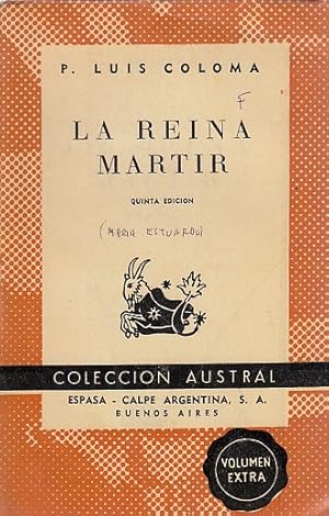 Seller image for LA REINA MARTIR for sale by Librera Vobiscum