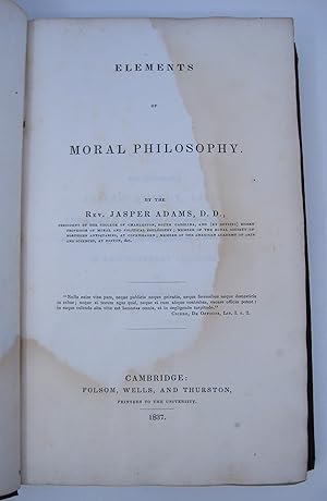 Elements of Moral Philosophy